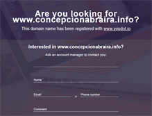 Tablet Screenshot of concepcionabraira.info